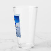 Downhill Skiing Funny Motivatie Snow Ski Glas (Links)