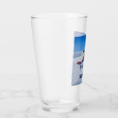 Downhill Skiing Funny Motivatie Snow Ski Glas (Rechts)