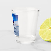 Downhill Skiing Funny Motivatie Snow Ski Shot Glas (Rechts)