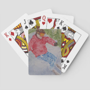 DOWNHILL SKIING PLAYCARDS POKERKAARTEN