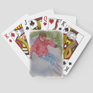 DOWNHILL SKIING PLAYCARDS SPEELKAARTEN
