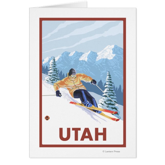 Downhill SneeuwskierUtah (Voorkant)