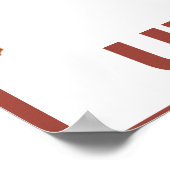 Downhill SneeuwskierUtah Poster (Hoek)