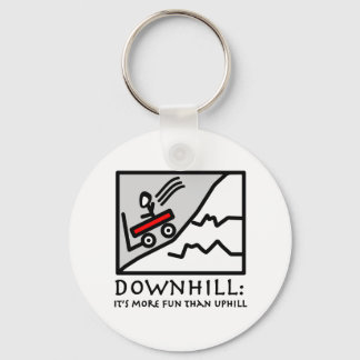 Downhill Thrill Wagon Sleutelhanger