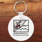 Downhill Thrill Wagon Sleutelhanger (Voorkant)