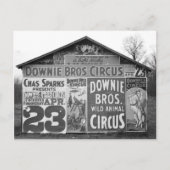 Downie Bros. Circus, 1936 Briefkaart (Voorkant)