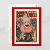 Downie Bros.  Circus Briefkaart (Voorkant / Achterkant)