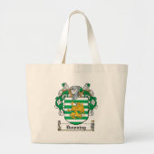 Downing Family Crest Grote Tote Bag (Voorkant)