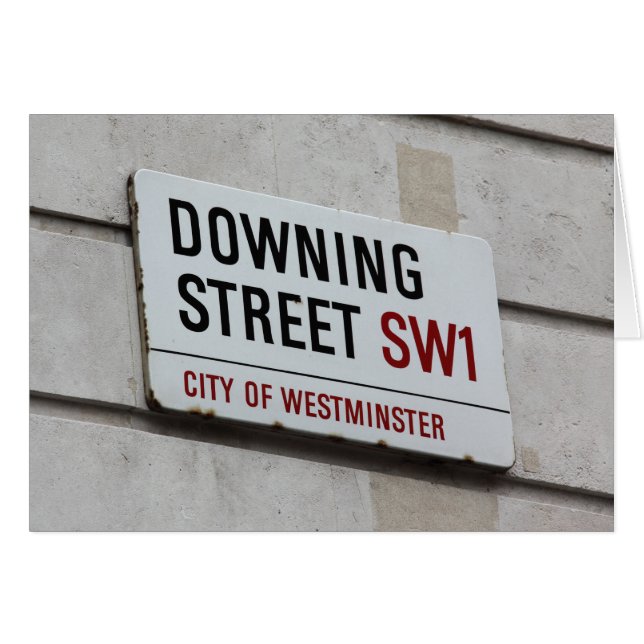 Downing Street Sign (Voorkant Horizontaal)