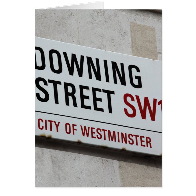 Downing Street Sign (Voorkant)