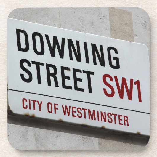 Downing Street Sign Drankjes Onderzetter (Voorkant)