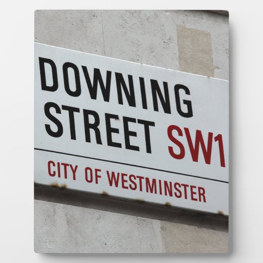 Downing Street Sign Fotoplaat (Voorkant)