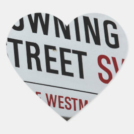 Downing Street Sign Hart Sticker