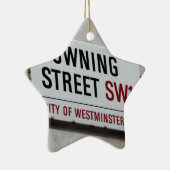Downing Street Sign Keramisch Ornament (Rechts)