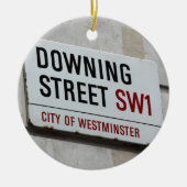 Downing Street Sign Keramisch Ornament (Voorkant)