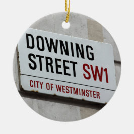 Downing Street Sign Keramisch Ornament