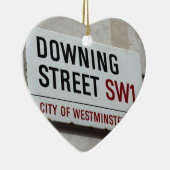 Downing Street Sign Keramisch Ornament (Rechts)