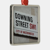 Downing Street Sign Metalen Ornament (Rechts)