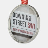 Downing Street Sign Metalen Ornament (Links)