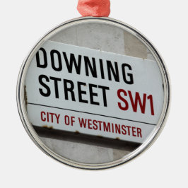 Downing Street Sign Metalen Ornament