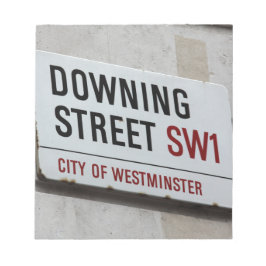 Downing Street Sign Notitieblok
