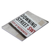 Downing Street Sign Notitieboek (Linkerzijde)