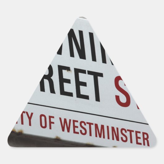 Downing Street Sign Sticker (Voorkant)