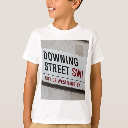 Downing Street Sign T-shirt (Voorkant)