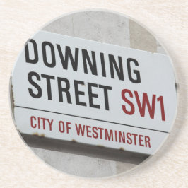 Downing Street Sign Zandsteen Onderzetter