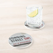 Downing Street Sign Zandsteen Onderzetter (Zijkant)