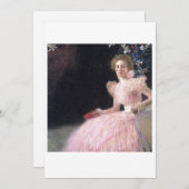 Download Bildnis Sonja Knips van Gustav Klimt Kaart (Voorkant / Achterkant)