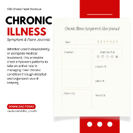 Download Chronische Ziekte Symptoom & Opvlamlogsbl Poster