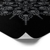 Download Dot Uw eigen Floral Mandala Poster (Hoek)