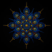 Download Dot Uw eigen Floral Mandala Poster