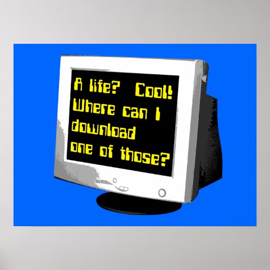 Download Een Grappige Levensposter Humor Poster (Voorkant)