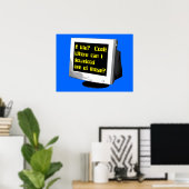 Download Een Grappige Levensposter Humor Poster (Thuiskantoor)