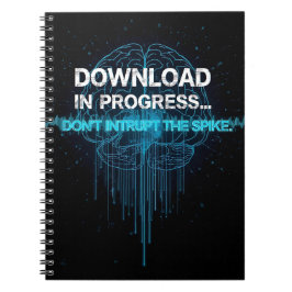 Download in Bezig… Onderbreek de Piek niet  Notitieboek