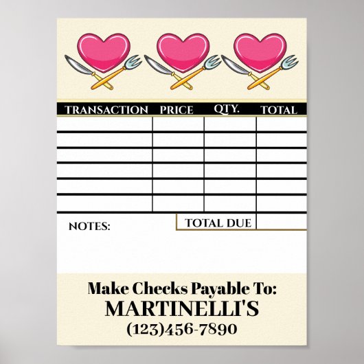 DOWNLOAD JE Factuurblad Poster (Voorkant)