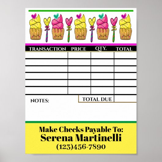 DOWNLOAD JE Factuurblad Poster (Voorkant)