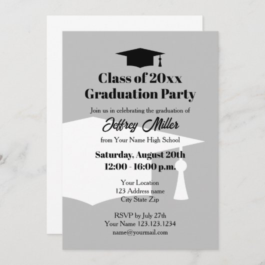 Download uw eigen aangepast digitaal graduatiemech kaart (Voorkant / Achterkant)