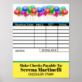 DOWNLOAD Uw factuurblad poster