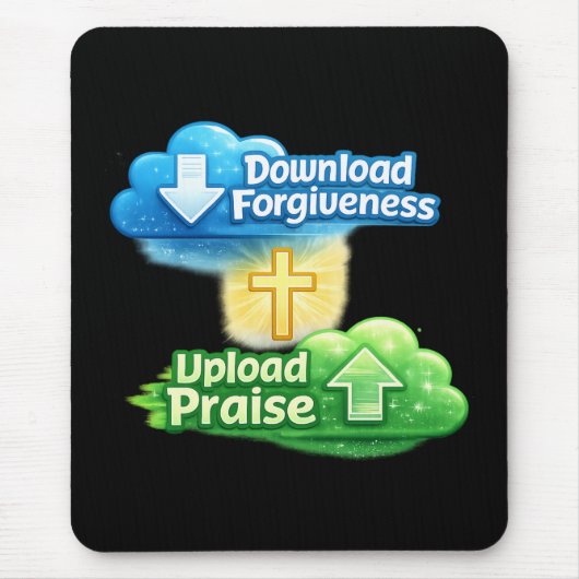 Download Vergeving Upload Lof - Christelijk Muismat (Voorkant)