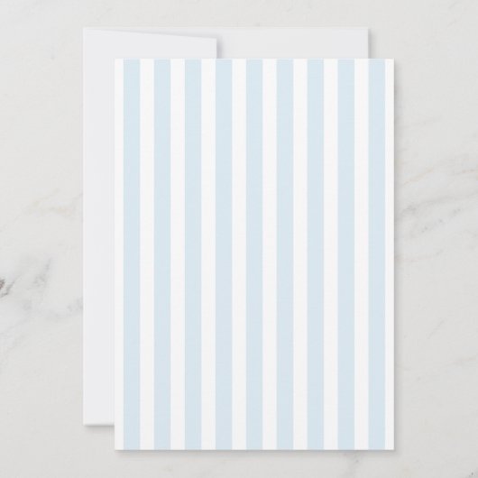 Downloadable Blue Striped Would She Rather Card Kaart (Achterkant)