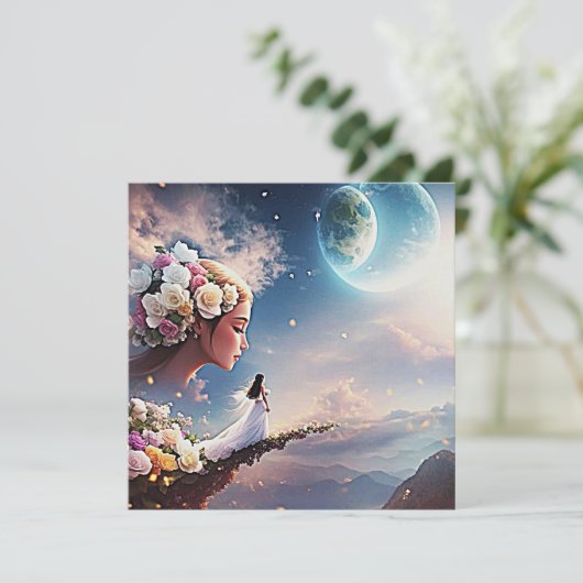 Downloadbaar Afbeelding - Ochtend Kaart (Staand voorkant)