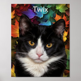 Downloadbaar en gepersonaliseerd met uw huisdier f poster