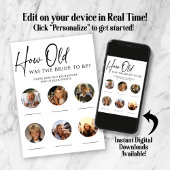 DOWNLOADBAAR Hoe oud was Bride Vrijgezellenfeest s Poster