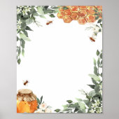 DOWNLOADBAAR Leeg bijenbord of spelblad Poster (Voorkant)