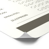 Downloadbaar Logboek voor Symptomen en Opvlamminge Poster (Hoek)
