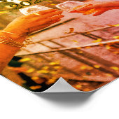 Downloadbaar Nieuwjaar  Glossy Poster (Hoek)