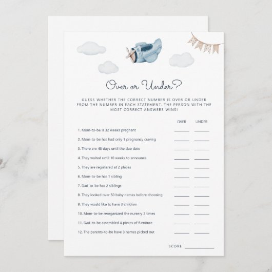 Downloadbaar over of onder Game Kaart (Voorkant / Achterkant)